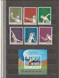 ROMANIA 1972 LP 797 LP 798 OLIMPIADA MUNCHEN SERIE+COLITA DANTELATA MNH NESTAMPILATE