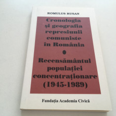 ROMULUS RUSAN,CRONOLOGIA SI GEOGRAFIA REPRESIUNII COMUNISTE IN ROMANIA/CU HARTA