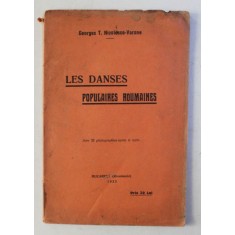 LES DANSES POPULAIRES ROUMAINES par GEORGES T . NICOLAESCO - VARONE , 1933