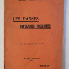 LES DANSES POPULAIRES ROUMAINES par GEORGES T . NICOLAESCO - VARONE , 1933