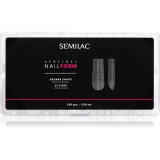 Semilac Accessories Acrylgel Nail Form șabloane pentru unghii mărime Square 120 buc