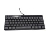 Tastatura Gaming QK501 RGB, Suport Telefon/Tableta, USB, Taste Silentioase, Iluminare LED, Compatibila Windows/Mac/Linux, Negru