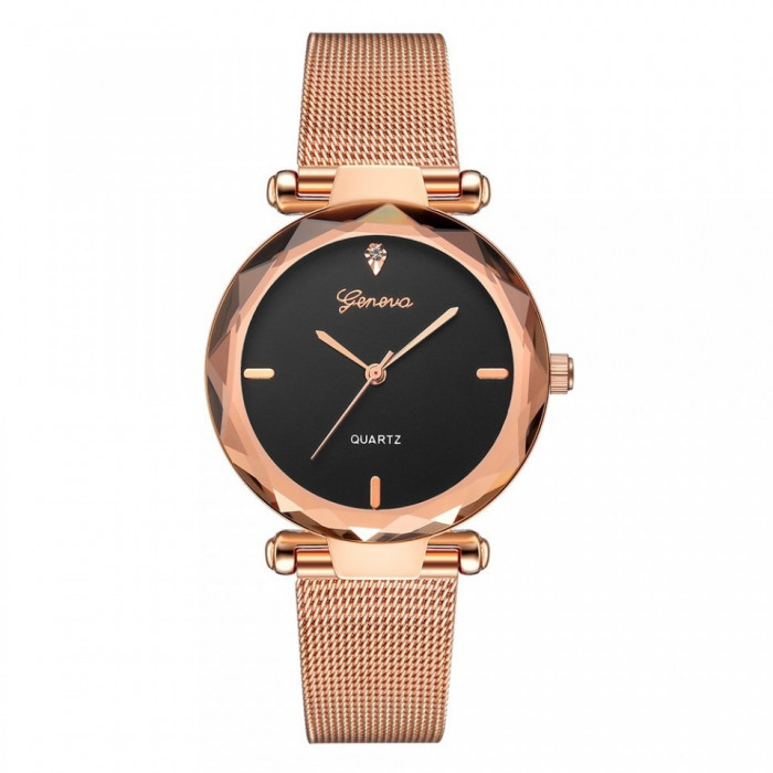 Ceas de dama Geneva Prysm Rosegold