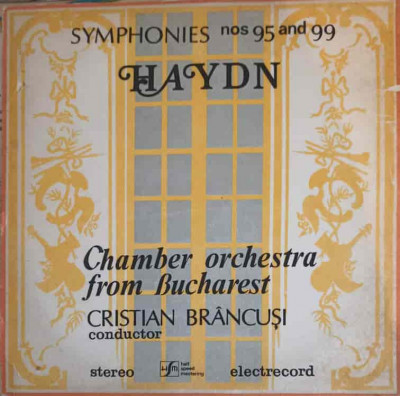 Disc vinil, LP. Symphonies Nos 95 si 99-JOSEPH HAYDN foto