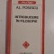 Al. Posescu - Introducere in filosofie