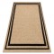 SPARK 0687 covor bej / negru - Cadru, sisal, structural, 200x290 cm