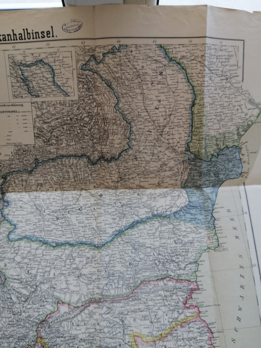 General-karte der Balkanhalbinsel - F. Handtke, Glogau, 1878