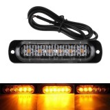 Lampa avertizare stroboscop si semnalizare LED Xentech Light 6 LED 12-24V portocaliu