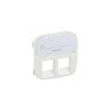 Capac Valena Allure - double RJ 45/RJ 11 priza - cu label holder -alb, Legrand