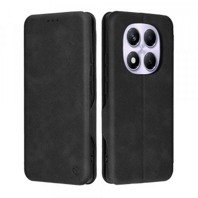 Husa pentru Xiaomi Redmi Note 14 Pro 4G, Techsuit, Safe Wallet Plus, Neagra foto