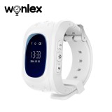 Ceas Smartwatch Pentru Copii Wonlex Q50 cu Functie Telefon, Localizare GPS, Pedometru, SOS - Alb