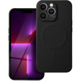 Husa MagSafe pentru Apple iPhone 17 Pro Max, OEM, Silicone Mag, Neagra