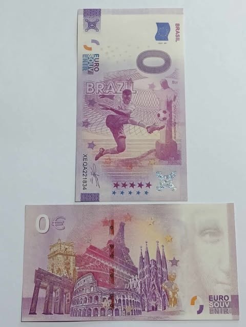 Brazilia 2022 - 0 euro souvenir, necirculata