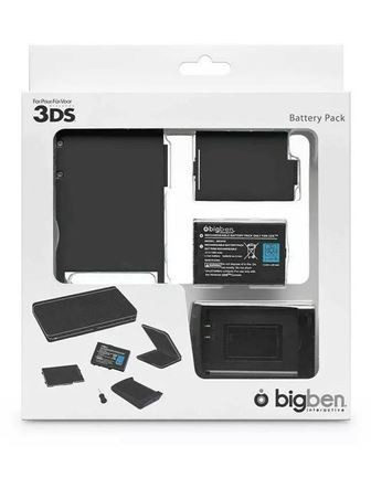 Baterie, capac detasabil si stand incarcare - Nintendo 3DS - 3499550295634 (e)(K)