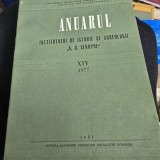 Anuarul Institutului de Istorie si Arheologie A.D. Xenopol XIV/1977