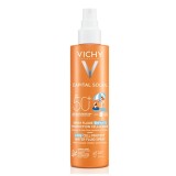 Cumpara ieftin Spray protector SPF 50+ Kids Cell Protect Capital Soleil, 200 ml, Vichy