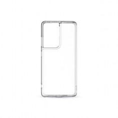 Husa Silicon Compatibila cu Samsung Galaxy S21 Ultra - iberry TPU UltraSlim Transparent