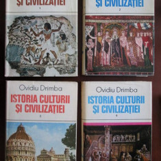 Ovidiu Drimba - Istoria culturii si civilizatiei (serie integrala, 4 volume)