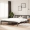 vidaXL Cadru de pat King Size, gri, 150x200 cm, lemn masiv 814891
