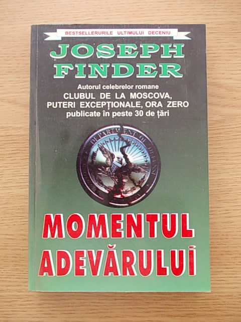 MOMENTUL ADEVARULUI-JOSEPH FINDER-R6B
