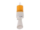Semnalizator luminos și acustic QLIGHT 24V LED ambră IP54 S60AD