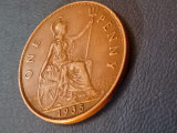 One 1 penny 1935 UK , stare EF+ [poze], Europa