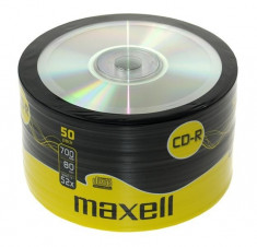 Set 50 CD-R Maxell 52X 80 min foto