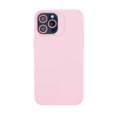 Husa iPhone 15 Pro Max Silicon Roz foto