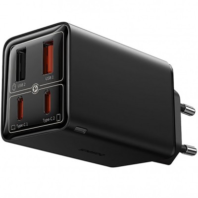 Incarcator Retea Cu Cablu USB-C Baseus GaN6 Pro, 100W, 3.25A, 2 x USB-A - 2 x USB-C, Negru P10162705112-00 foto