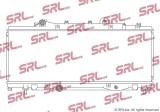 Radiator Fiat Punto 93-99, motor: 1.1, 1.6, 758x272x16, SRLine, Aluminiu/ Plastic brazat, 7783504