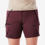 Pantalon scurt Trekking la munte MT500 MOV Damă