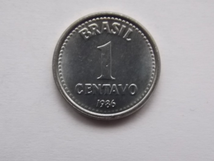 1 CENTAVO 1986 BRAZILIA