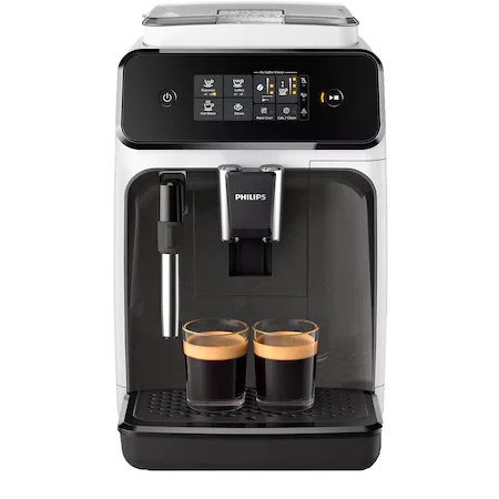 Espressor automat Philips EP1223 00 Seria 1200, 1500W, 15 bar, sistem  clasic de spumare, 2 bauturi, afisaj tactil, 12 setari macinare, optiune 2  cesti | Okazii.ro