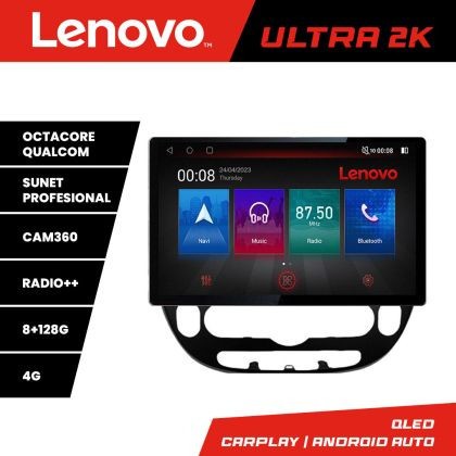 Navigatie Kia Soul 2014-2019, Ecran 2K QLED 13&quot;,Octacore,8Gb RAM,128Gb Hdd,4G,360,DSP,Carplay,Bluetooth CarStore Technology