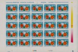 Cumpara ieftin RO 1988 LP 1205 &quot; Expozitia Filatelica romano-chineza&quot; in coala de 25 MNH