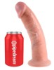 Dildo Realistic Cu Ventuza King Cock, Natural, 22.9 cm