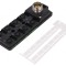 Cutie de conexiuni M12 PIN 4 soclu 4A IP65 24VDC
