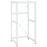 Cumpara ieftin Cadru chiuveta de baie, alb, 40x38x83 cm, fier