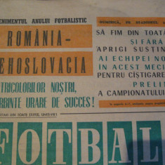 Revista Fotbal nr.285/10 noiembrie1971-Romania-Cehoslovacia