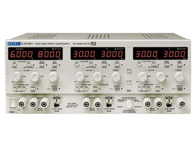 Alimentator laborator programabil AIM-TTI Ch: 3 0&divide;30VDC 0&divide;3A