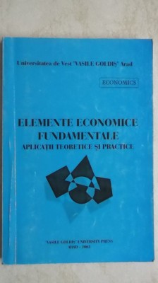 Florin Domescu, s.a. - Elemente economice fundamentale foto