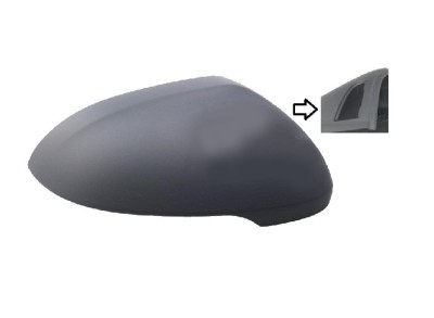 Carcasa oglinda exterioara VW Passat (B8), 08.2014-07.2019; Arteon, 06.2017-, partea Dreapta, grunduit; pentru oglinzi cu echipare detectie unghi mor foto