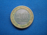 1000 bolivares /2002-BIMETAL -VENEZUELA, America Centrala si de Sud