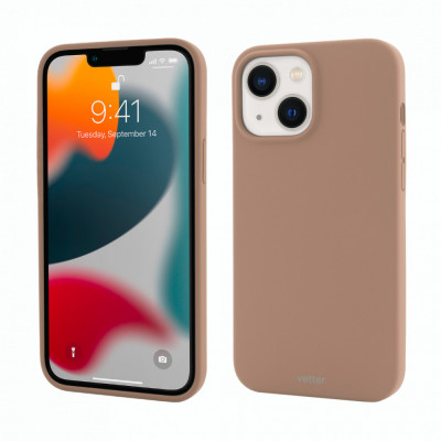 Husa Vetter pentru iPhone 13, Clip-On Soft Touch Silk Series Mag Safe Compatible, Roz foto