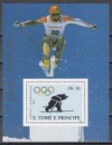 Sao Tome si Principe 1988 - Jocurile Olimpice - Seul, Colita, Cota 10 EURO, MNH