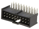 Soclu dreptunghiular tată C-Grid III 2,54mm 20 PIN THT