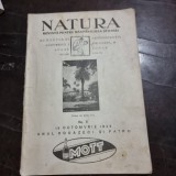 Revista Natura Nr. 8 / 15 Octombrie 1935 Anul 24