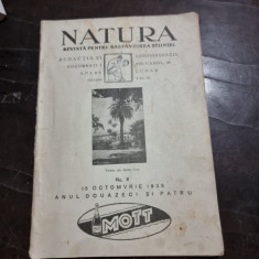 Revista Natura Nr. 8 / 15 Octombrie 1935 Anul 24