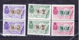 Romania 1954 EXIL serie MNH perechi verticale, Oameni, Nestampilat