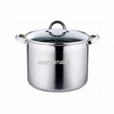 Oala inox cu capac Yena Renberg RB2261 9.5L foto